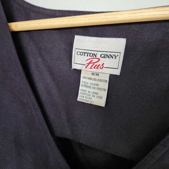 Vintage Cotton Genny Plus Suede-Llike Dress - Picture 6 of 9